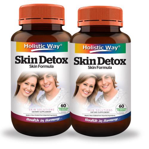 [Bundle of 2] Holistic Way Skin Detox (60 Vegetarian Capsules)  Exp Jan 2025