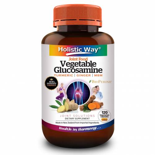 Holistic Way Joint Food Vegetable Glucosamine (120 Capsules)
