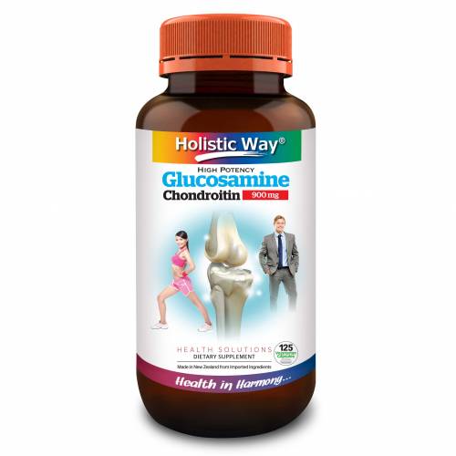 Holistic Way Glucosamine Chondroitin 900mg (125 Capsules)