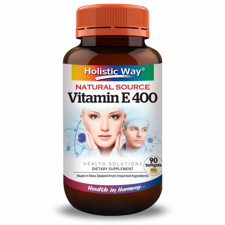 Holistic Way Vitamin E 400 (Natural Source) (90 Softgels)