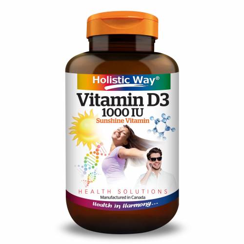 Holistic Way Vitamin D3 1000IU (100 Tablets)