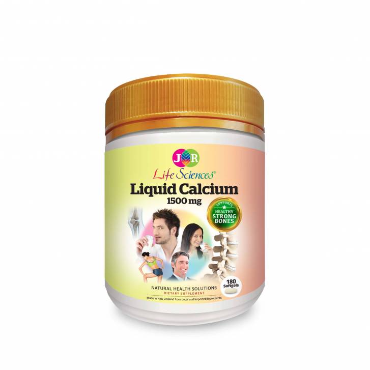 JR Life Sciences Liquid Calcium 1500mg (180 Softgels)