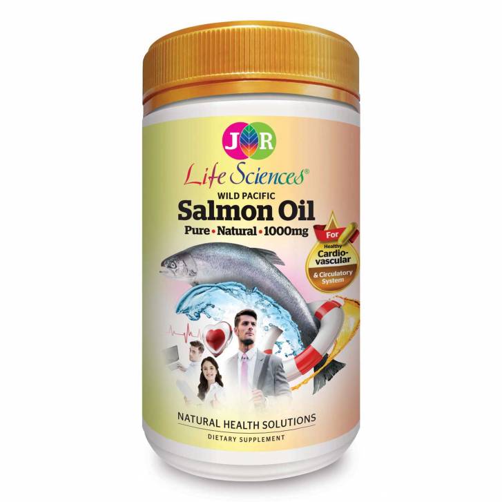 JR Life Sciences Wild Pacific Salmon Oil 1000mg (180 Softgels)