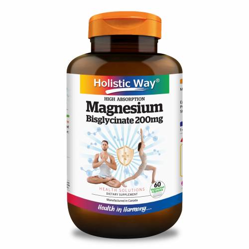 Holistic Way Magnesium Bisglycinate ( 60 Capsules )