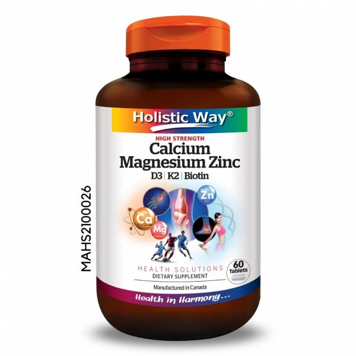 Holistic Way High Strength Calcium Magnesium Zinc