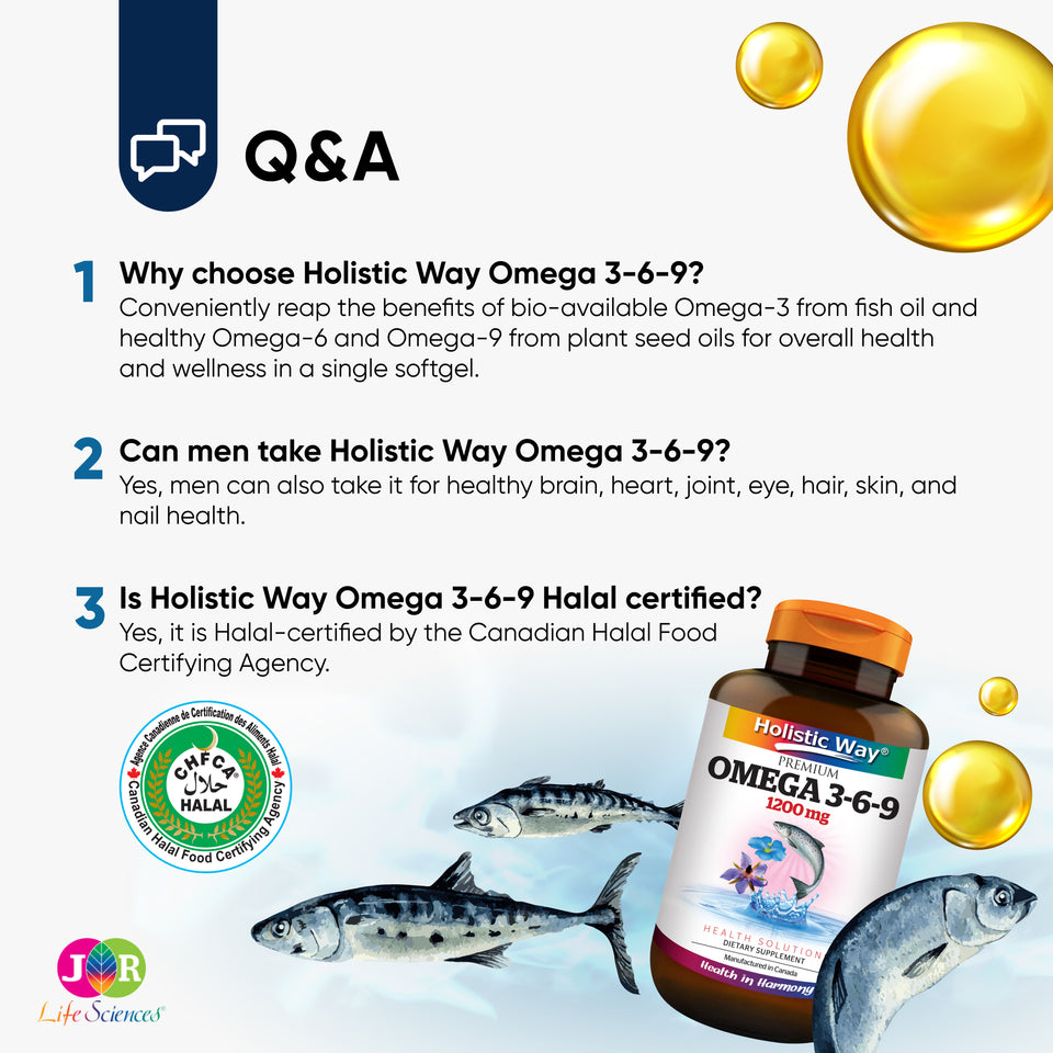 Holistic Way Omega 369 1200mg (100 Softgels)