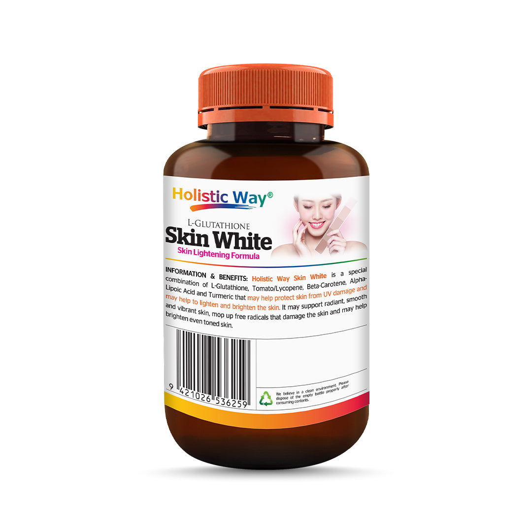 Holistic Way Skin White Skin Lightening Formula (60 Veg. Caps) Holistic Way Skin White Skin Lightening Formula (60 Veg. Caps)