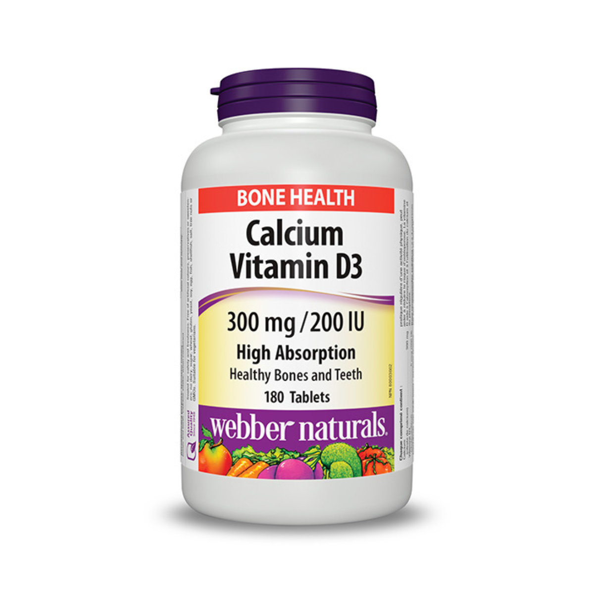 柠檬酸钙 300 毫克与维生素 D 200IU 